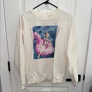 Barbie Vacay Mode Cream Sweatshirt